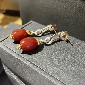 DAVID YURMAN FIGARO TWO TONE EARRINGS